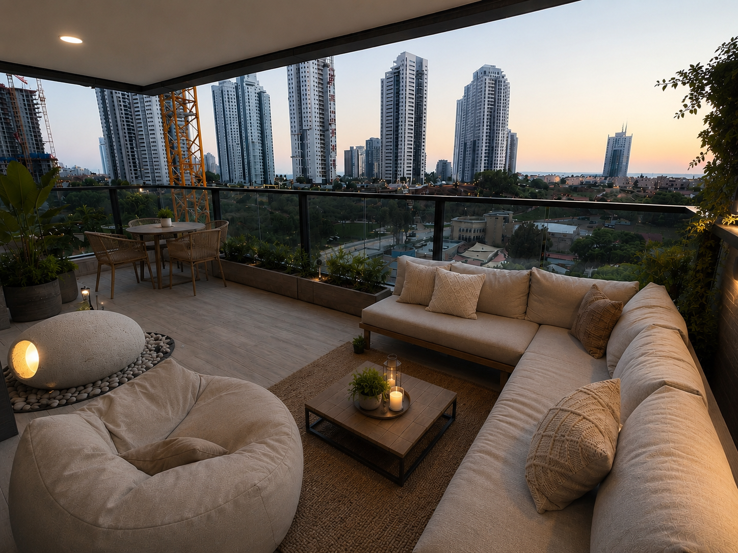 Immeuble Neuf - Grand & beau 5 Pièces de 140 m2 avec terrasse — Netanya